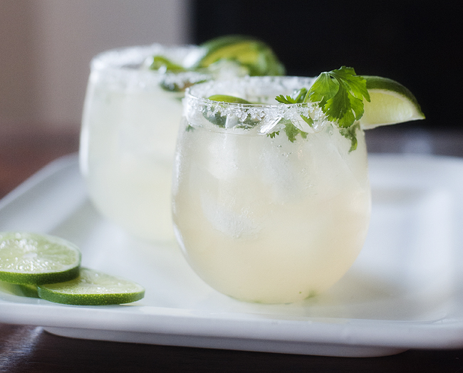 jalapeño cilantro margarita | www.prettyplainjanes.com