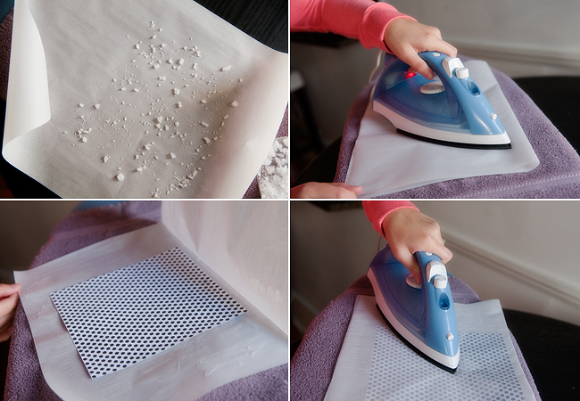 How to Use Wax Paper as an Iron on Stencil