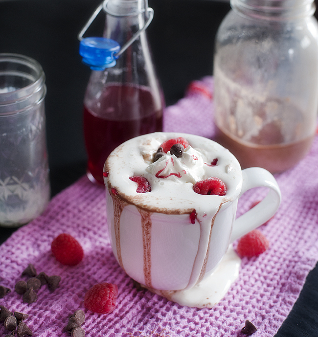 Raspberry Vanilla Pink Hot Chocolate Recipe