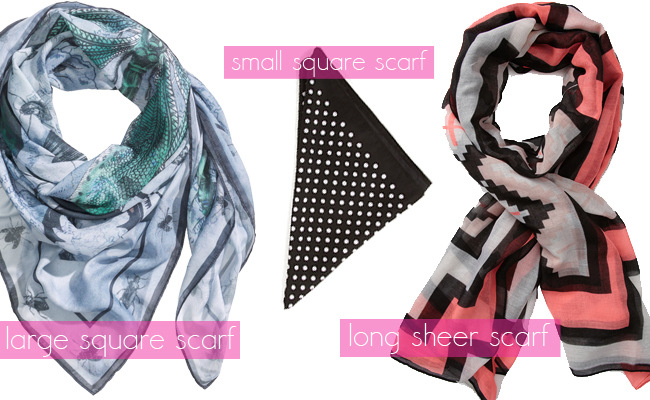 SIX WAYS TO WEAR HAIR SCARVES! 