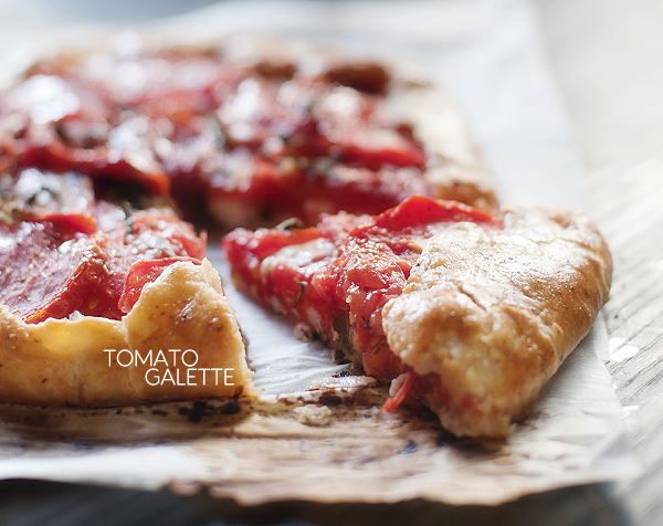 Tomato Galette - Tomato Pie Galette