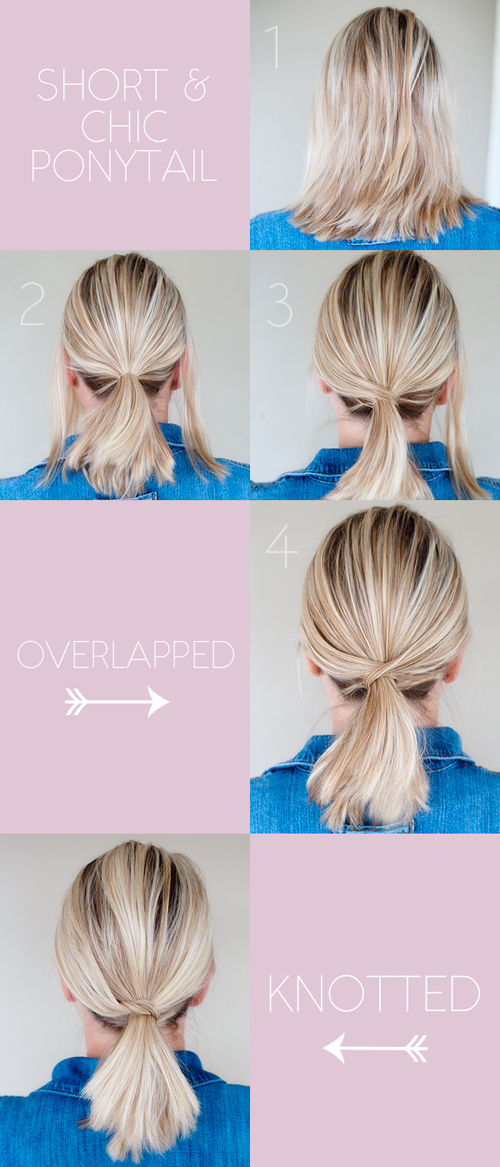 Easy Short Chic Ponytail Pretty Plain Janes