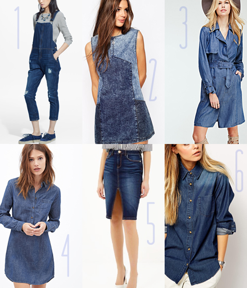 denim dress trend