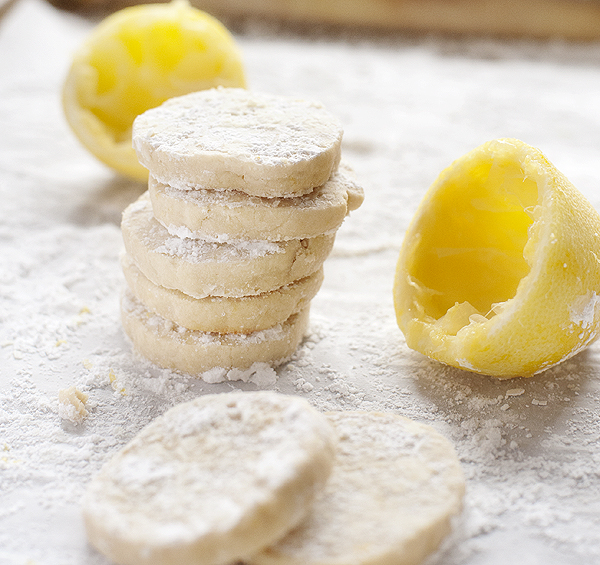 Lemon Shortbread Cookies