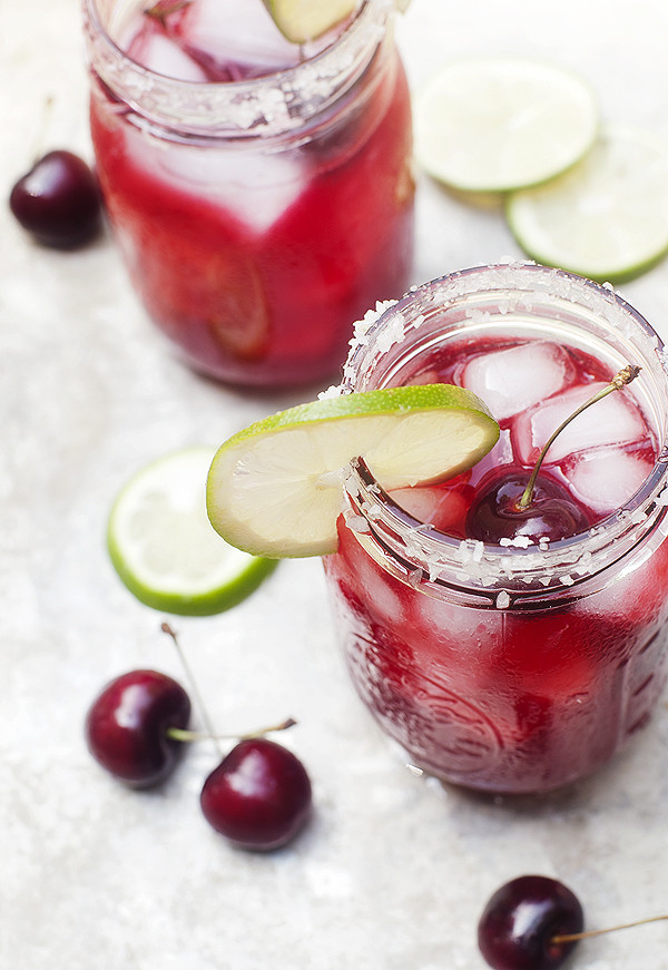 fresh cherry margarita