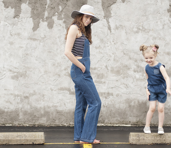 Overalls and Crop Top