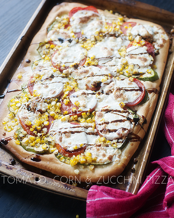 Sheet-Pan Zucchini Pizza