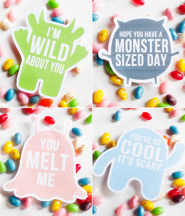 Free Lunch Box Monster Printables