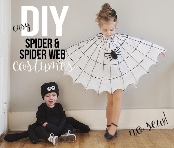 Easy DIY Spider Costume Any Size 
