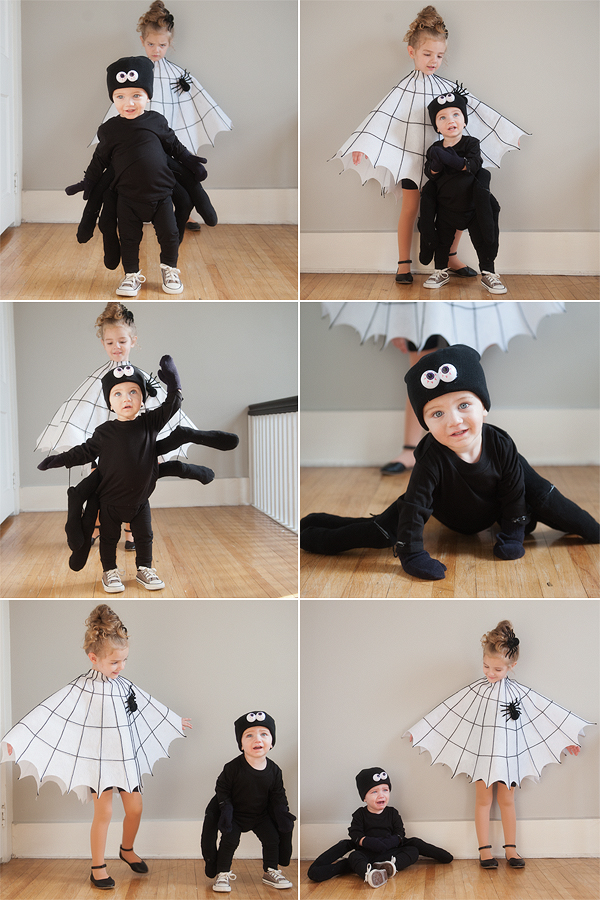 easy diy spider and spider web costumes