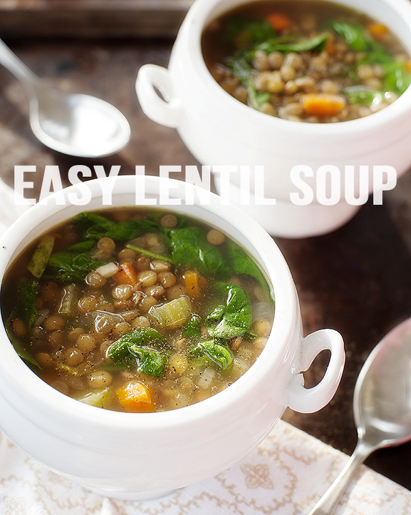 easy lentil soup | pretty plain janes