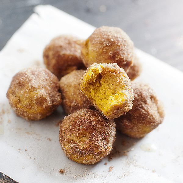 Pumpkin Donut Holes