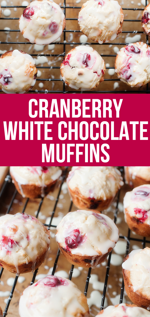 Cranberry White Chocolate Muffins