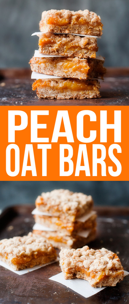 Peach Oat Bars