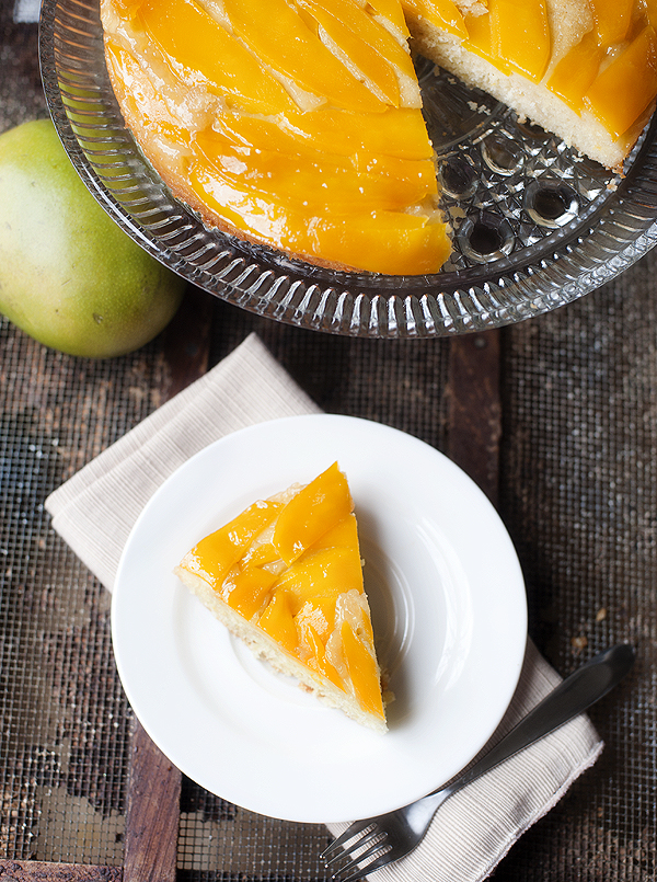 mango upside down cake | pretty plain janes