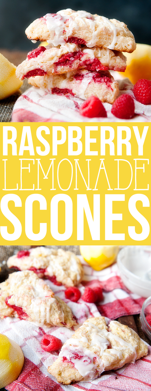 Raspberry Lemonade Scones