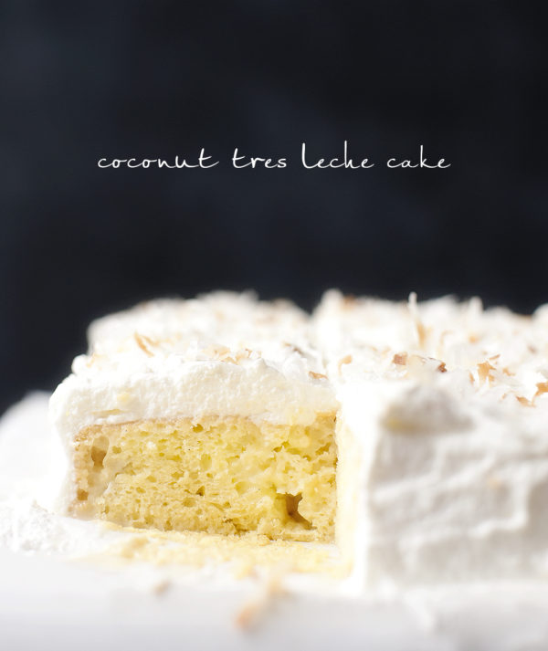 coconut tres leche cake