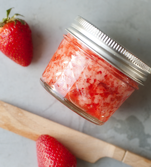 Diy Strawberry Sugar Scrub Pretty Plain Janes 