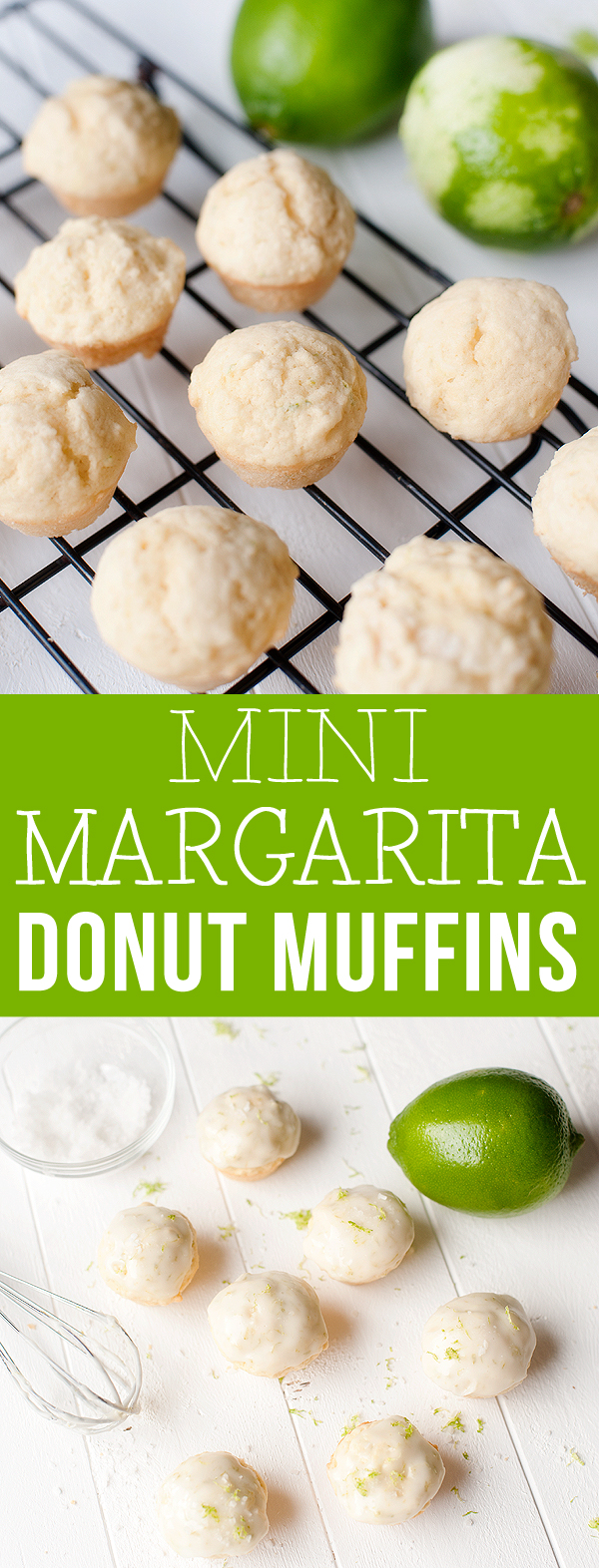 mini margarita donut muffins