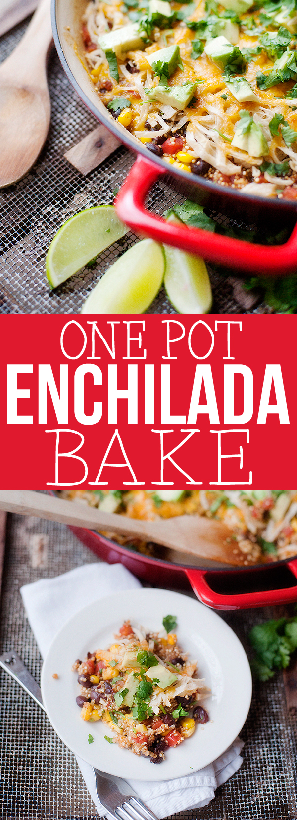 One Pot Enchilada Bake