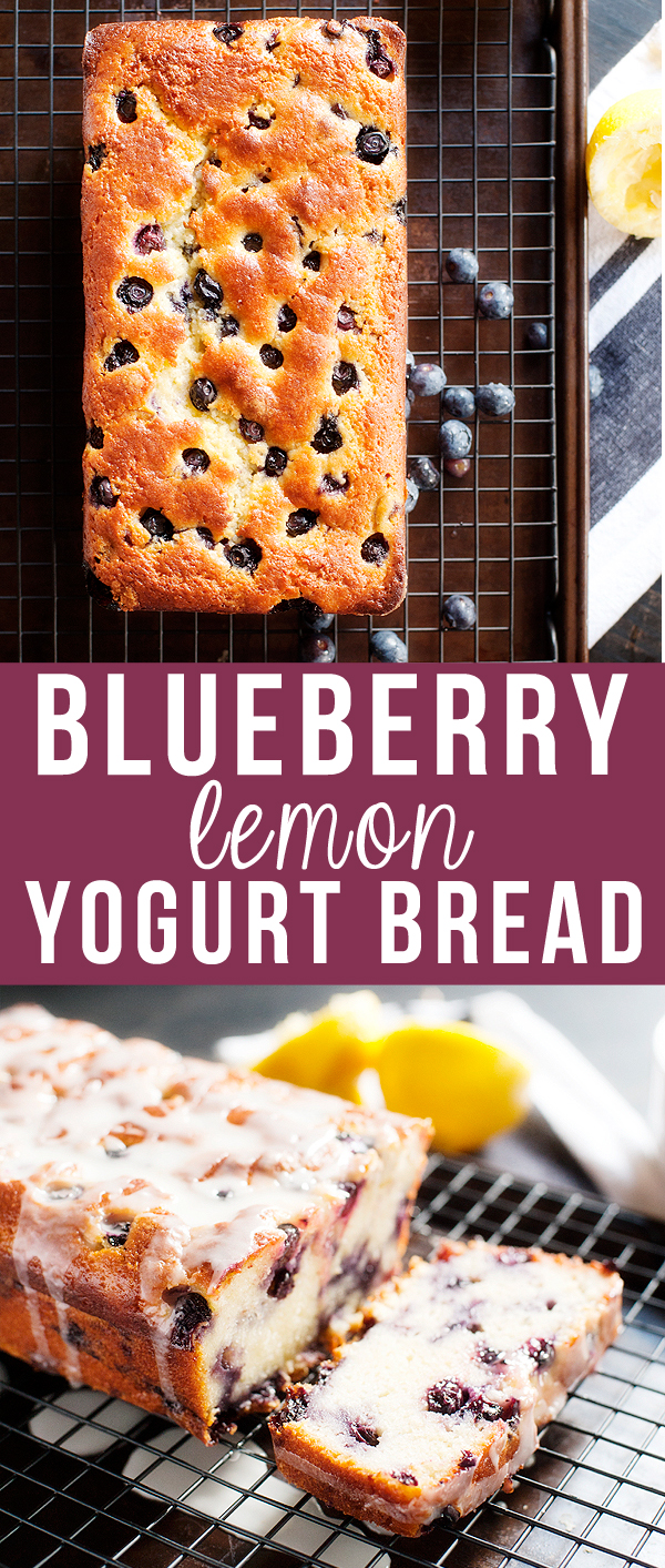 blueberry lemon yogurt bread | pretty plain janes